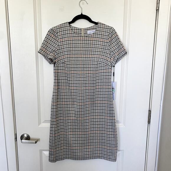 NWT Calvin Klein Ponte Shirtdress size 8 - Picture 1 of 7